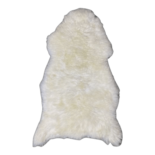 Lammeskind - Hvid (X-Large) Lammeskind Uldplaiden