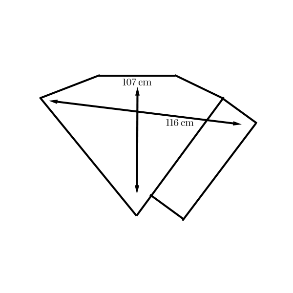 Poncho i 10% cashmere - Grå Large Uldplaiden.dk