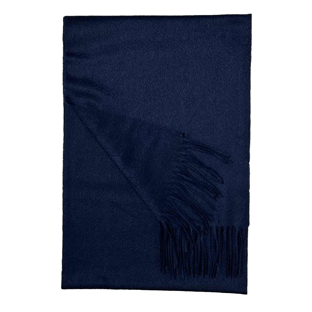 Halstørklæde i 100% Cashmere -  Mørkeblå (30 x 180 cm) Tørklæder og sjaler Uldplaiden